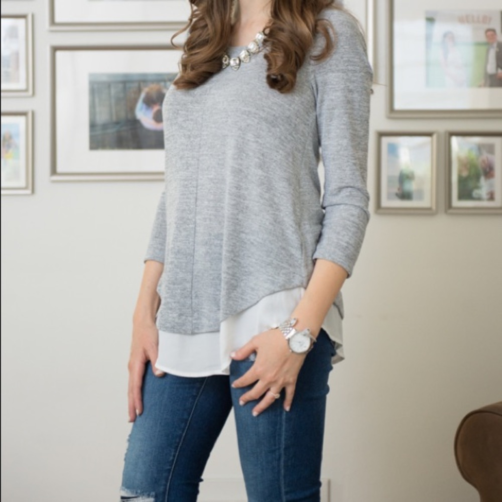 Stitch fix gray top